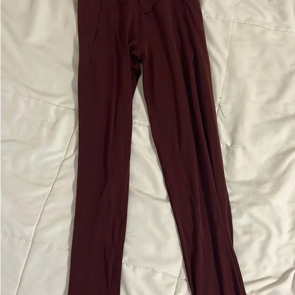Aerie Burgundy Leggings